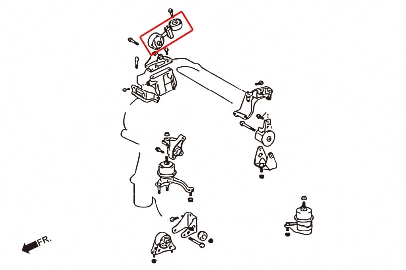 Hardrace Reinforced Engine Mount