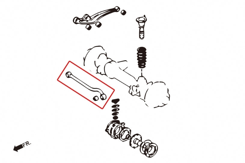 Hardrace Front Lateral Rod Bush