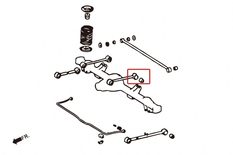 Hardrace Rear Upper Arm Bush