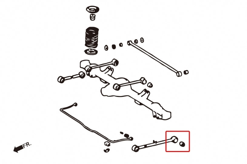Hardrace Rear Lower Arm Bush