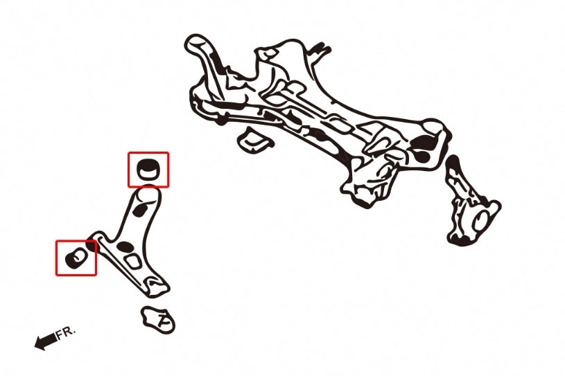 Hardrace Front Lower Arm Bush Set