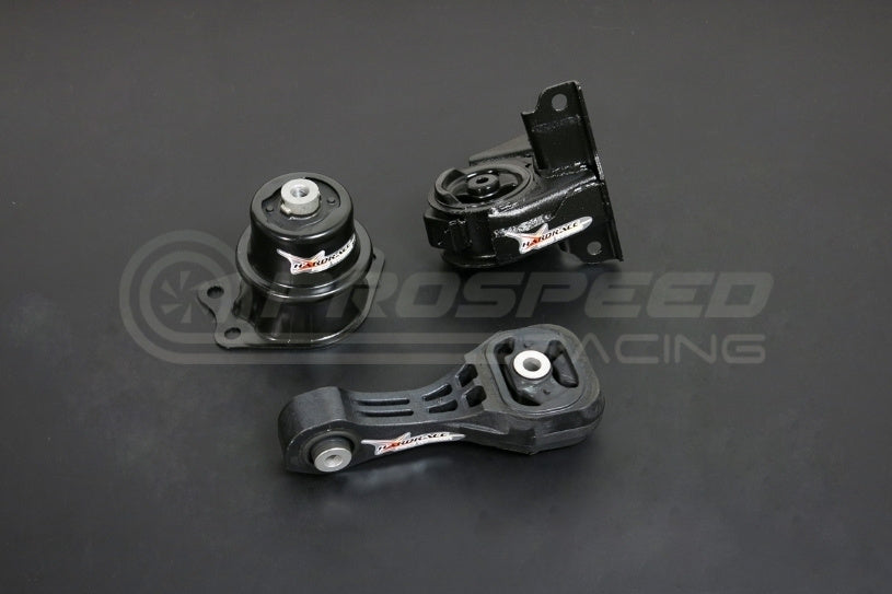 Hardrace Hardened Engine Mount 3Pcs Set (Race) - Honda Jazz GE6/7/8/9 MT) 8677 | Pro Speed Racing