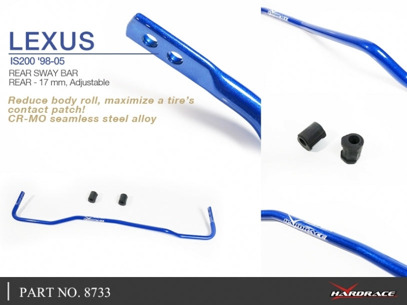 Hardrace 17mm Rear Sway Bar