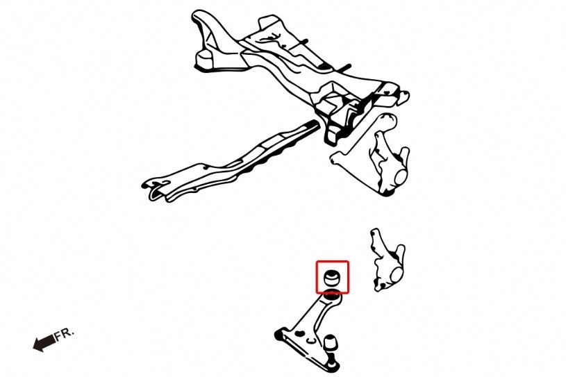 Hardrace Front Lower Arm Bush Rear