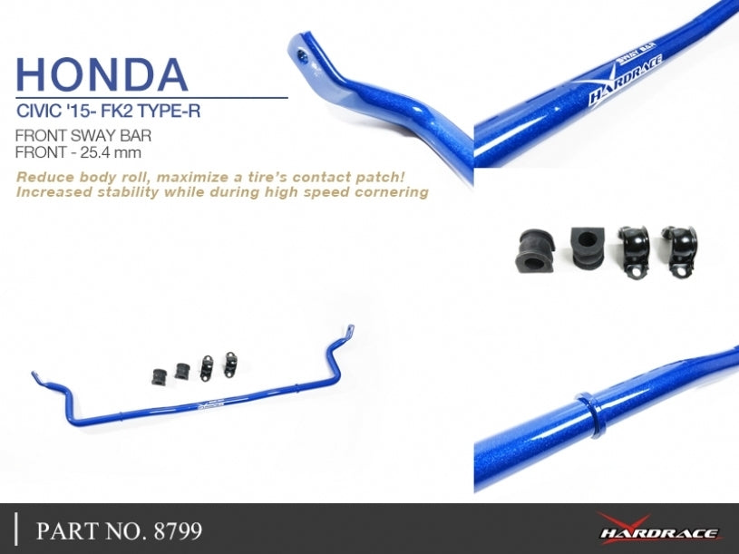 Hardrace 25.4mm Front Sway Bar