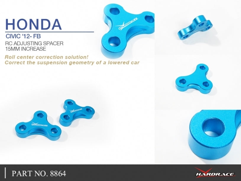 Hardrace Roll Centre Adj Spacer +15mm