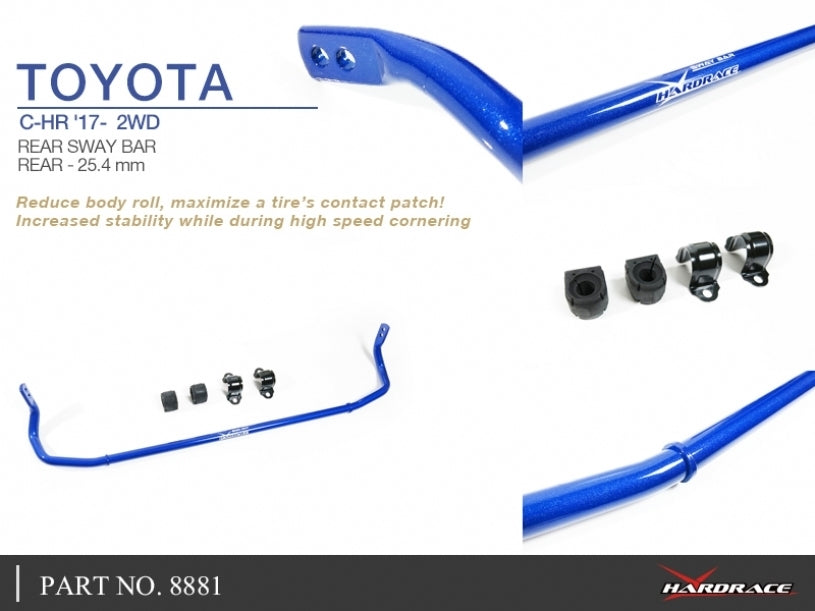 Hardrace 25.4 Rear Sway Bar