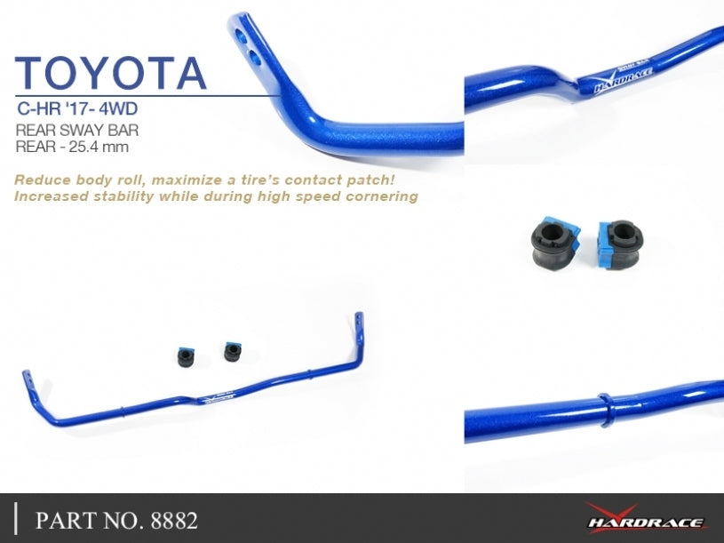 Hardrace 25.4mm Rear Sway Bar