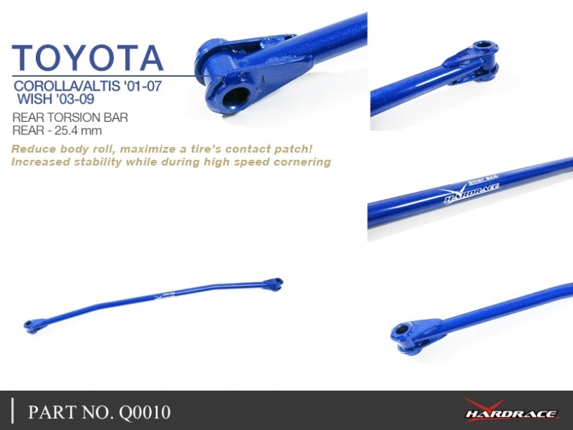 Hardrace 25.4mm Rear Torsion Bar