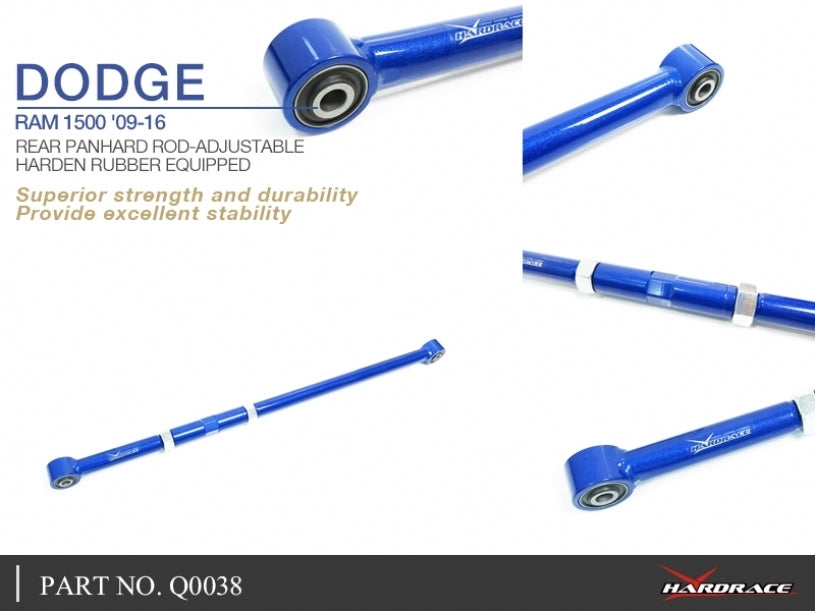 Hardrace Rear Panhard Rod-Adj