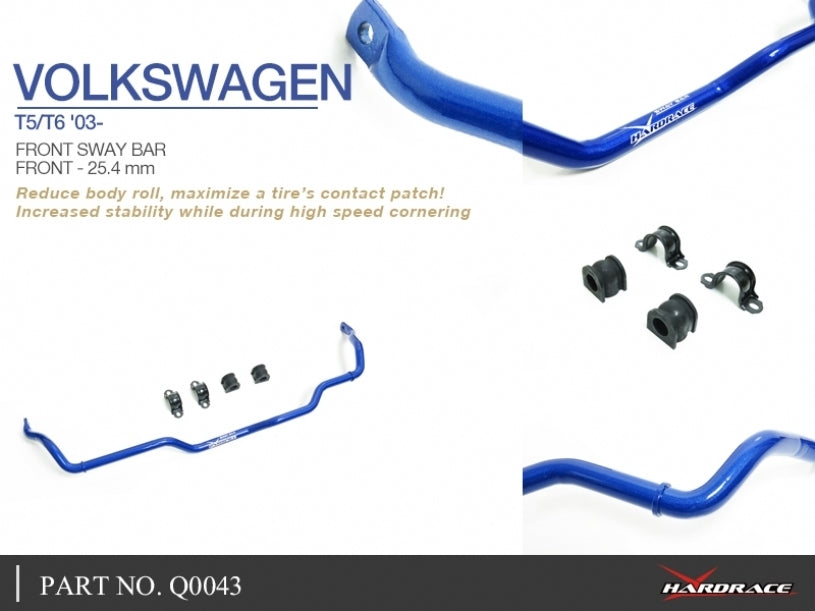Hardrace 25.4mm Front Sway Bar