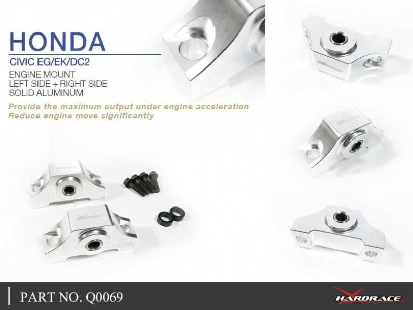Hardrace Billet Torque Mount LH+RH