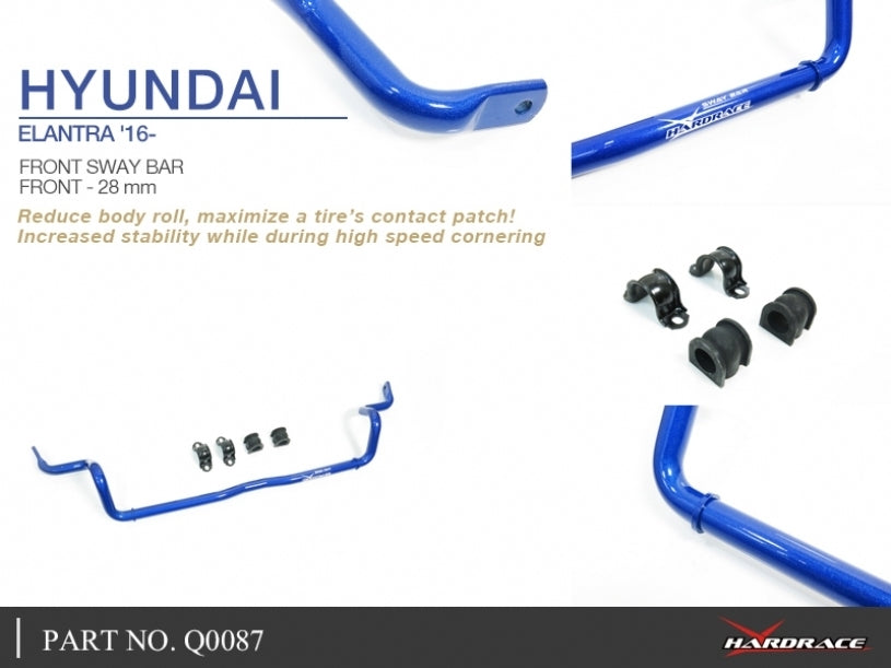 Hardrace 28mm Front Sway Bar