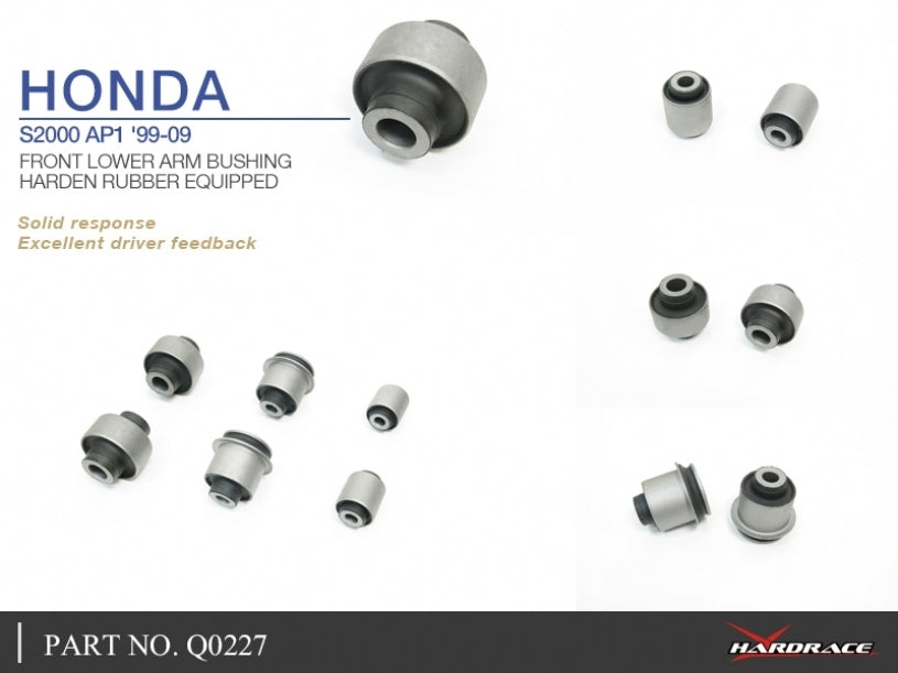 Hardrace Front Lower Arm Bush Full Set Rubber