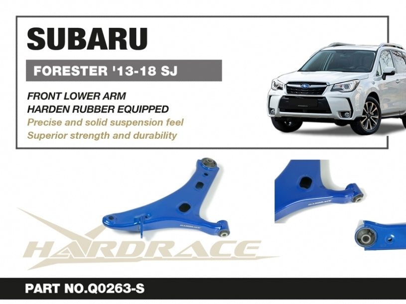 Hardrace Front Lower Control Arms Street w/Rubber Bush