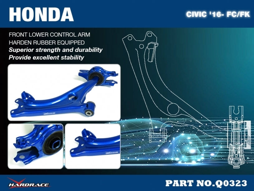 Hardrace Front Lower Control Arms