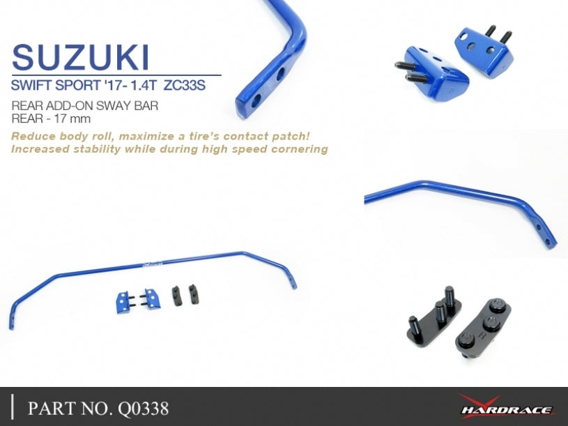 Hardrace 17mm Rear Add-On Sway Bar