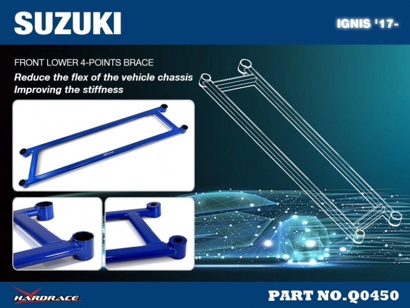 Hardrace Front Lower 4-Point Brace