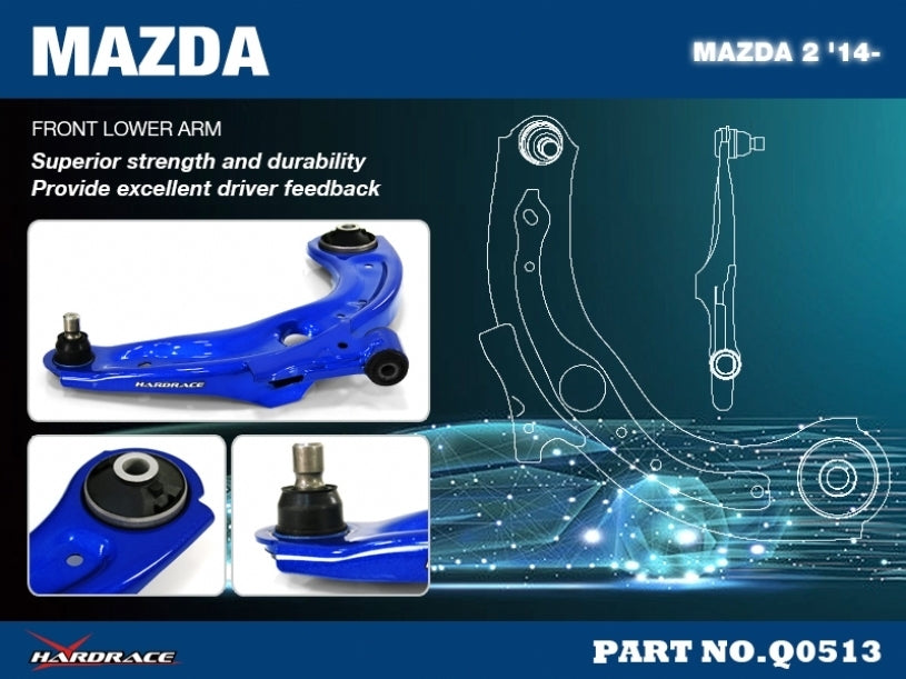 Hardrace Front Lower Control Arms
