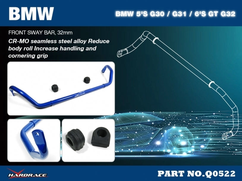 Hardrace 32mm Front Sway Bar