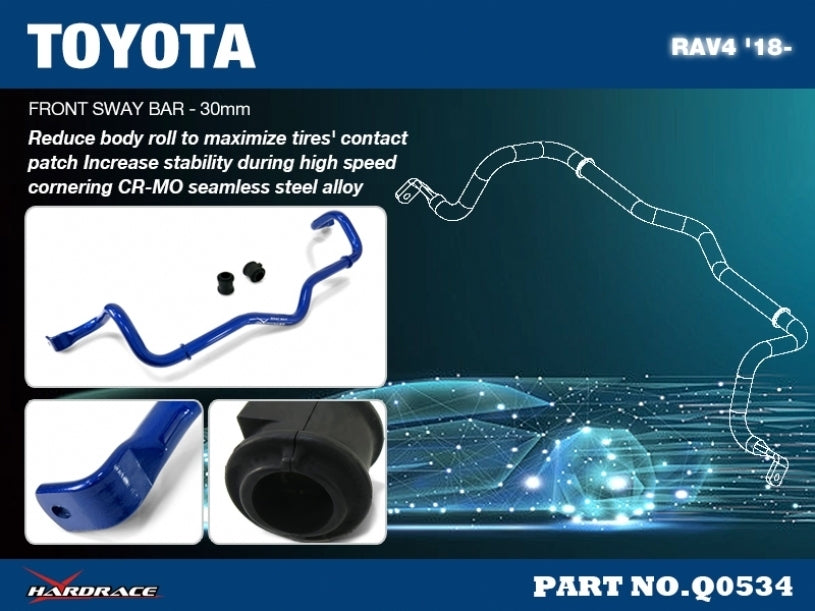Hardrace 30mm Front Sway Bar