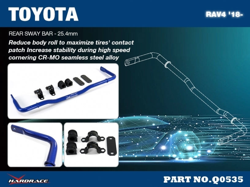 Hardrace 25.4mm Rear Sway Bar