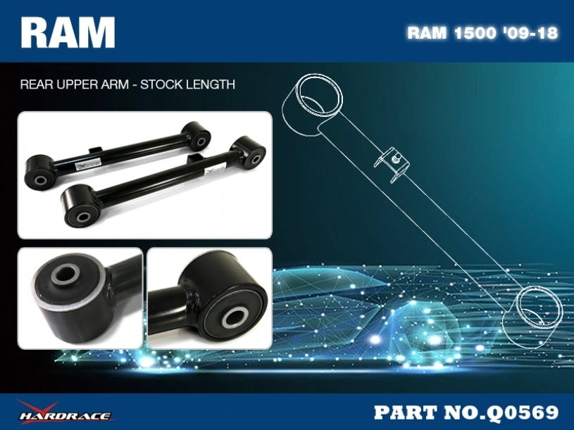 Hardrace Rear Upper Arm No Lift