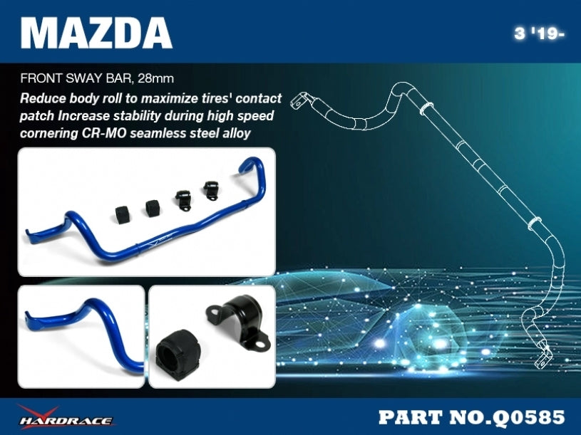 Hardrace 28mm Front Sway Bar