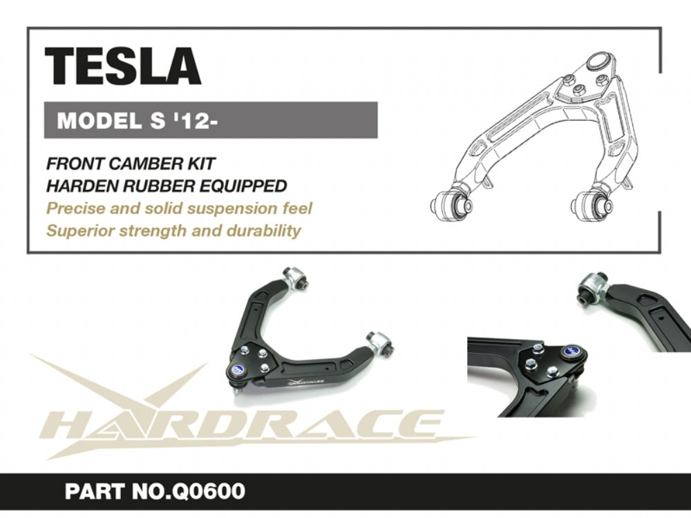 Hardrace Front Upper Camber Kit w/Rubber Bush