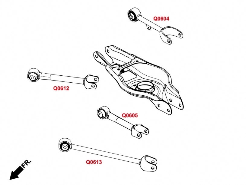 Hardrace Rear Camber Kit