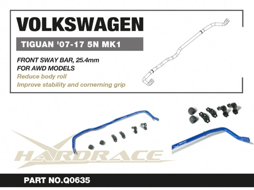 Hardrace Front Sway Bar V2 25.4mm