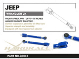 Hardrace Front Upper Arm V2 Adj Lift 0-4" w/Rubber Bush