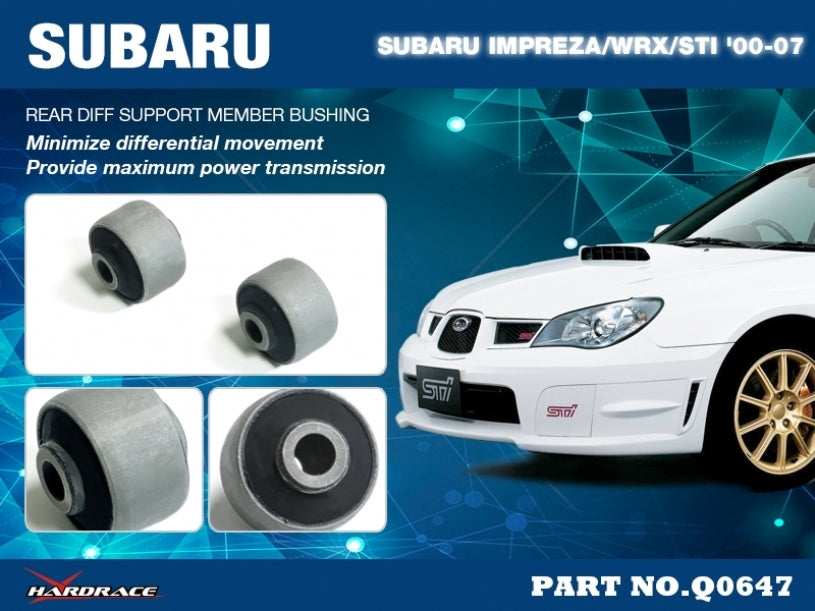 Hardrace Rear Diff Support Member Bush