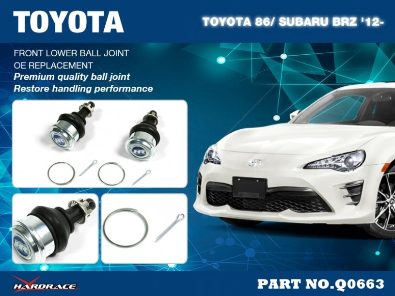 Hardrace Front Lower Ball Joint OEM Replacement