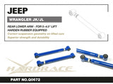 Hardrace Rear Lower Arm V2 Adj Lift 0-4.5" w/Rubber Bush