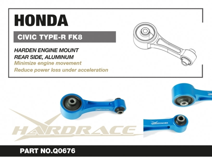 Hardrace Rear Engine Mount w/Rubber Bush