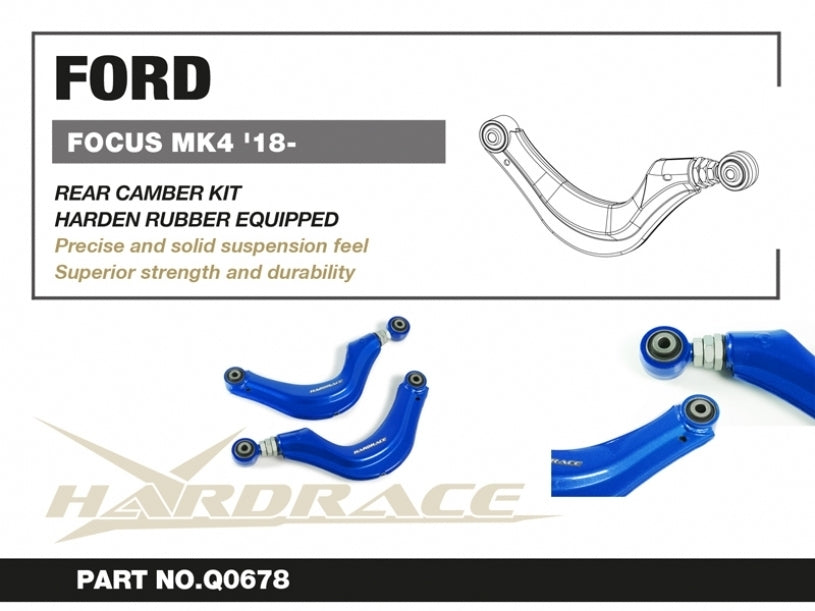 Hardrace Rear Camber Kit w/Rubber Bush