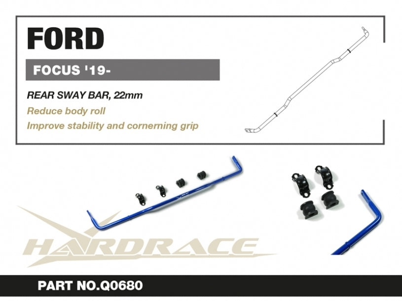 Hardrace Rear Sway Bar 22mm