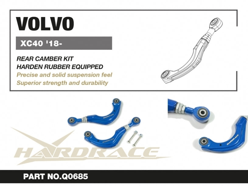 Hardrace Rear Camber Kit w/Rubber Bush