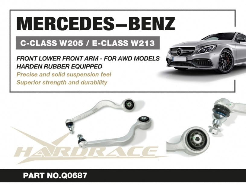 Hardrace Front Lower Front Arms w/Rubber Bush