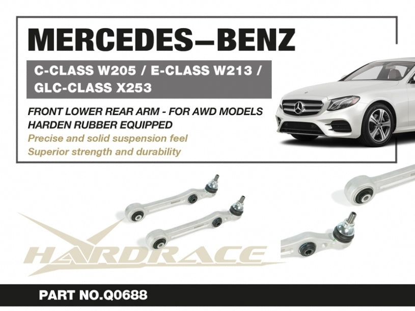 Hardrace Front Lower Rear Arms w/Rubber Bush