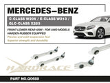 Hardrace Front Lower Rear Arms w/Rubber Bush