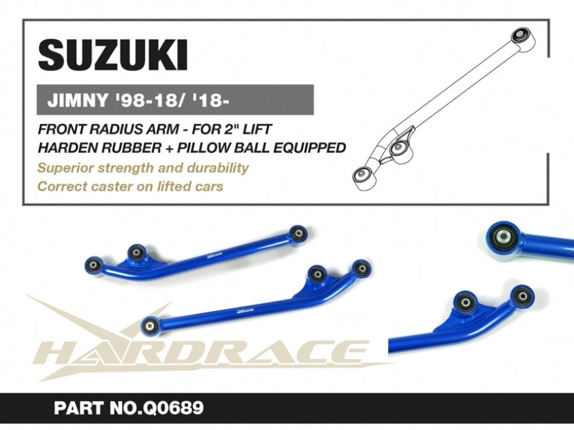 Hardrace Front Radius Arms