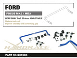 Hardrace Rear Sway Bar w/Endlinks 25.4mm
