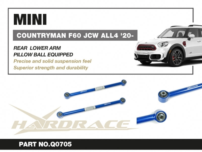 Hardrace Rear Lower Control Arm w/Pillow Ball