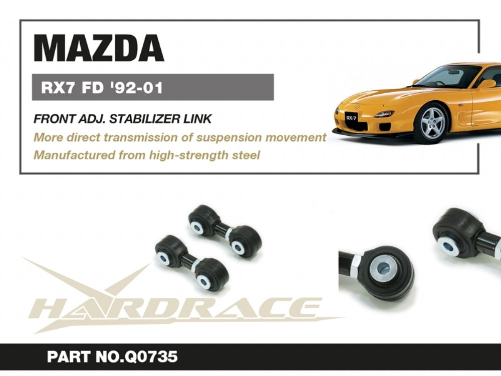Hardrace Front Adj Swaybar Endlinks