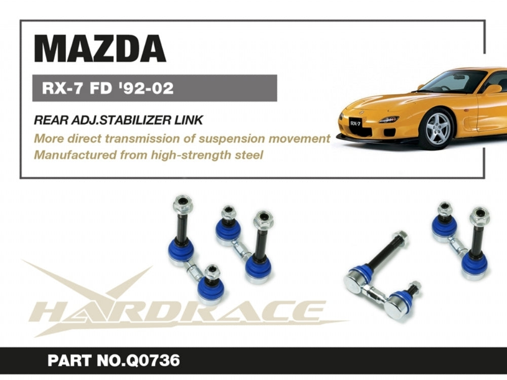 Hardrace Rear Adj Swaybar Endlinks