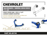 Hardrace Front Upper Arms w/Rubber Bush