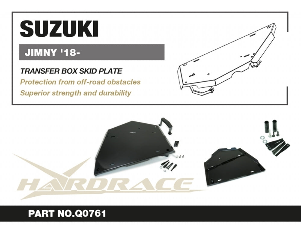 Hardrace Transfer Box Skid Plate