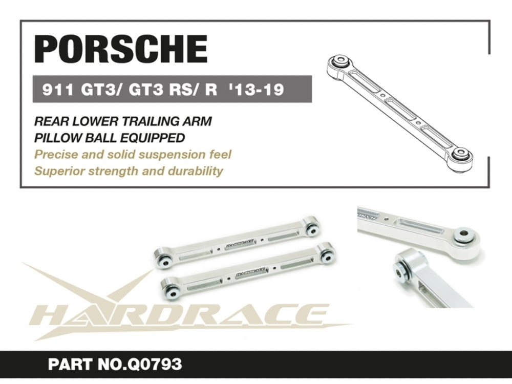 Hardrace Rear Lower Trailing Arms w/Pillow Ball